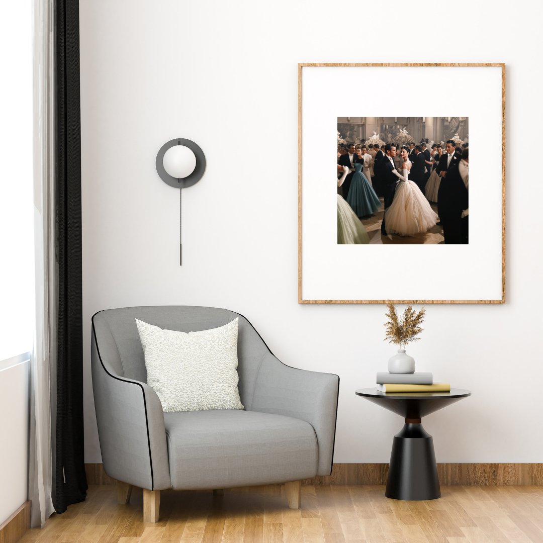Dance of Envy: A Timeless Waltz of Audrey Hepburn & James Dean, digital art print, decor living room, gift